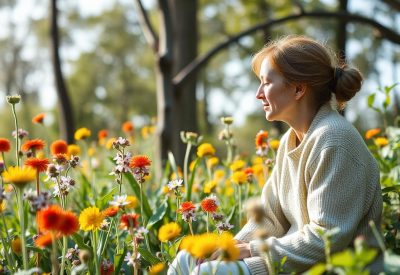 A person practicing meditation for mental wellness, Mental health